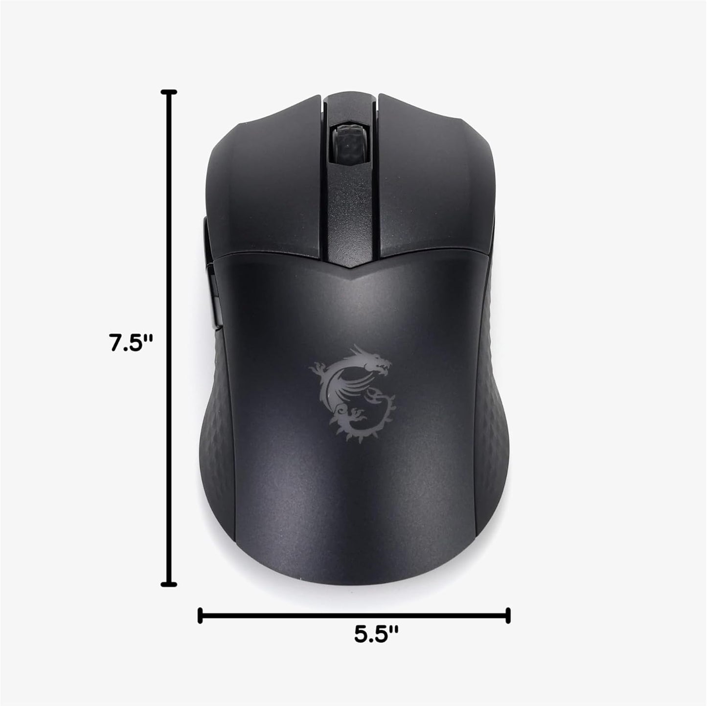 Clutch GM41 Lightweight Wireless Gaming Mouse & Charging Dock, 20,000 DPI, 60M Omron Switches, Fast-Charging 80Hr Battery, RGB Mystic Light, 6 Programmable Buttons, Pc/Mac